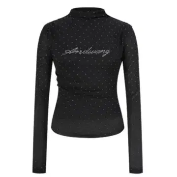 ANDWANG AND bijou high neck tops