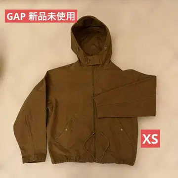 [미사용 새상품] GAP 후드 부착 캔버스 자켓 XS