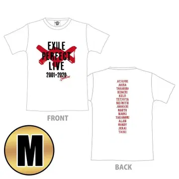 EXILE PERFECT LIVE 2001-2020 티셔츠 WHITE