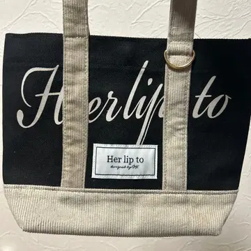 herlipto 미니 토트백 블랙