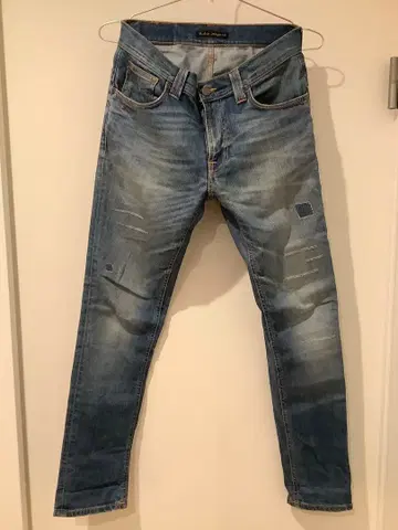 Nudie Jeans 스키니 데님 라이트 블루