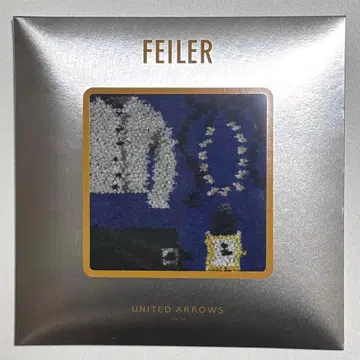 페이러 유나이티드 애로우즈 별주 FEILER 손수건 블루 완판템