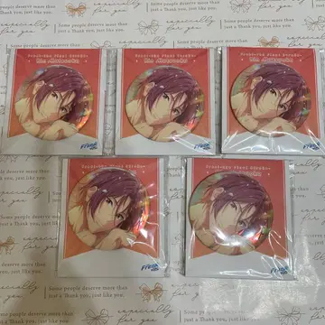 Free! 마츠오카 린 오로라 빅 캔뱃지 5개