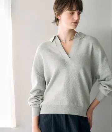 N.O.R.C. 코튼 캐시미어 스키퍼 니트