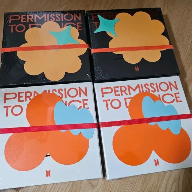 미개봉4개 일괄 방탄소년단 Permission To Dance 앨범 세트