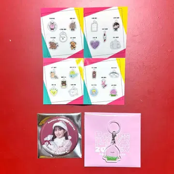 사쿠라자카46 야마다 모모미 메지루시 참 캔뱃지 산타