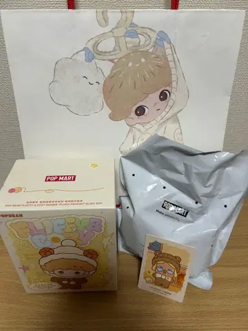 신상 미개봉 스컬 팬더 POP BEAN Fluffy & Cozy