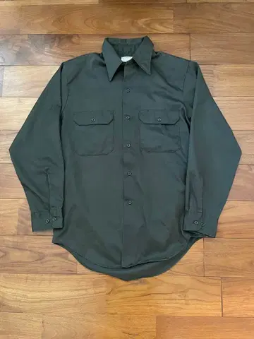 USA제 빈티지 BIG MAC 70's 워크 셔츠 다크 올리브