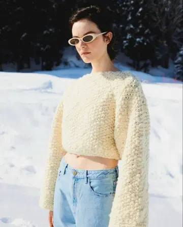 [ 새상품 ] SHISHIKUI tea 핸드메이드 니트