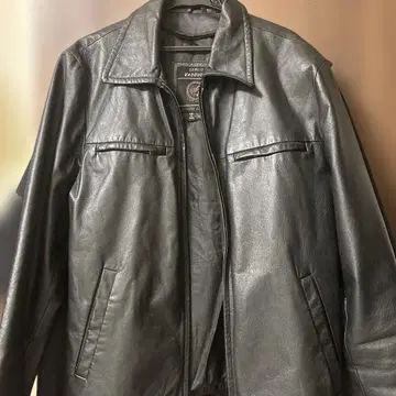 Sergio Vadducci 블랙 가죽 자켓 S