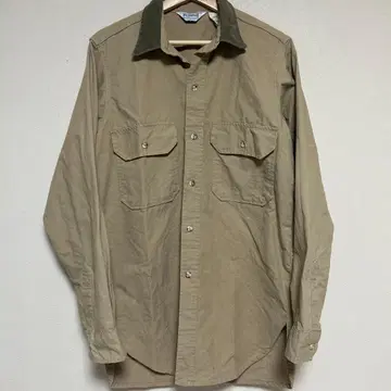 FIVE BROTHER 70-80s 코듀로이 옷깃 셔츠 M