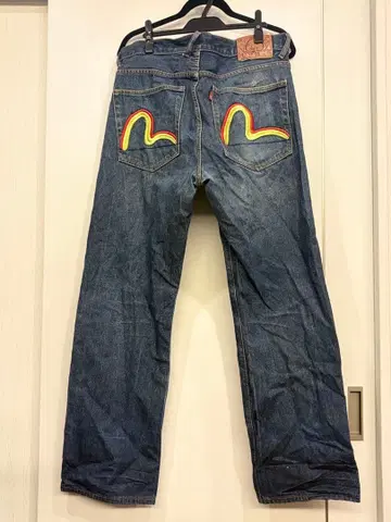 라스타 에비수 데님 자수 36인치 갈매기