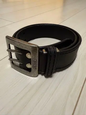 리바이스 더블 핑 가죽 벨트 천연 가죽 이탈리아제