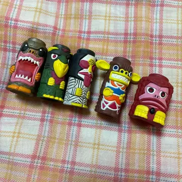 토템 폴 울트라맨 괴수 피규어 5개 세트