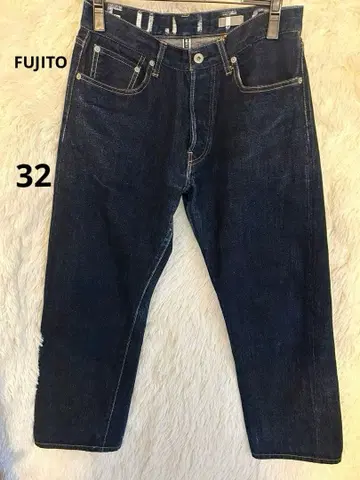 FUJITO 후지토 셀비지 데님 32 일본제 화이트 귀 인디고