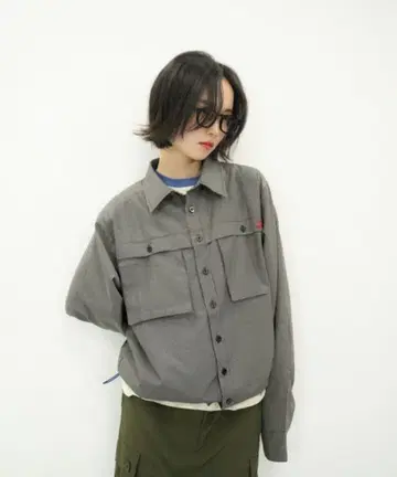 Common gull products 사각 드로 코드 체크 셔츠