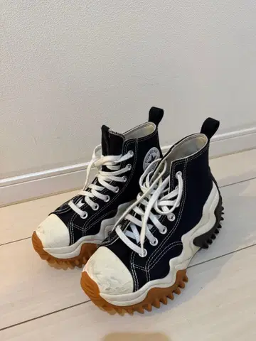 Converse 하이컷 스니커즈 블랙/화이트