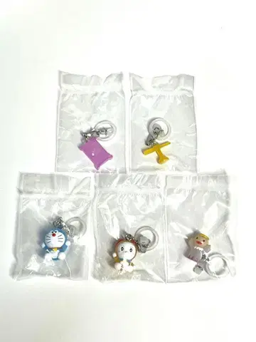 미개봉 새상품 도라에몽 메지루시 액세서리 총 5종 도라미 미치비키엔젤