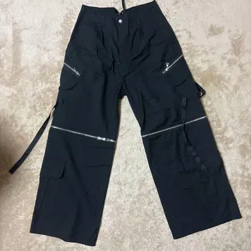 HARE 블랙 카고 팬츠 M