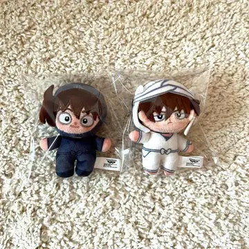 닌타마 란타로 호와누이 봉제 인형 텐키 도이 선생님 2체 세트