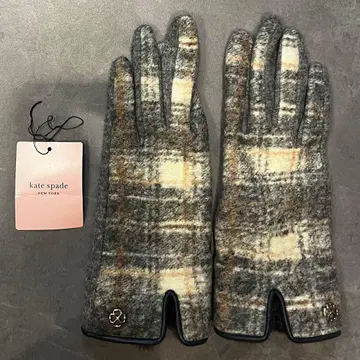 케이트 스페이드 체크 장갑