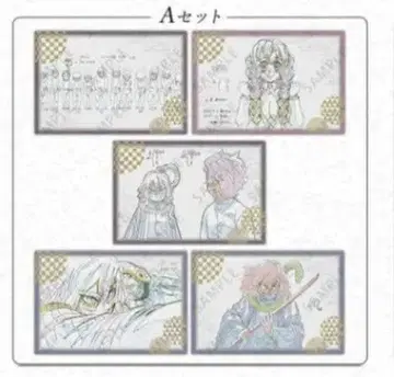 귀멸의 칼날 ufotable DINING 기둥 연습편 원화 엽서 세트