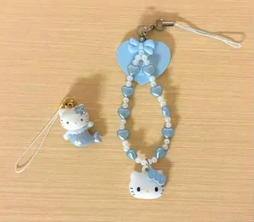 아이러브헬로키티 시크릿 스트랩 트레이딩 마스코트 스카이블루