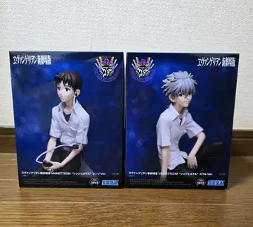 VIGNETTEUM 신극장판 에반게리온 신지와 카오루 피규어