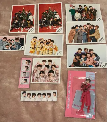 나니와단시 미치에다 슌스케 아크릴 스탠드 포토 카드 공식 사진