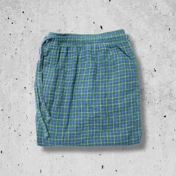 NAUTICA 체크 플란넬 팬츠 수면 의류 코튼 아메카지