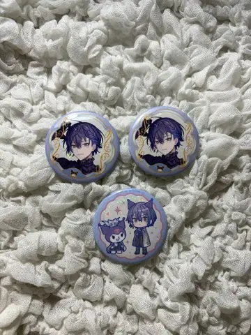 니지산지 코야나기 로우 산리오 콜라보 캔뱃지