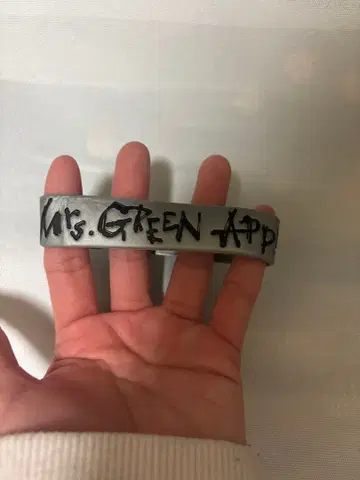 Ms. Green Apple 러버 밴드 실버