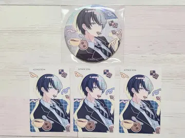 프로세카 아오야기 토야 글리터 캔뱃지 에피카 3점