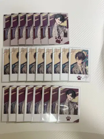 니지산지 오리엔스 2nd Anniv 사에키 잇테츠 폴라로이드풍 카드