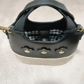 마리콴트 블랙 바스켓백