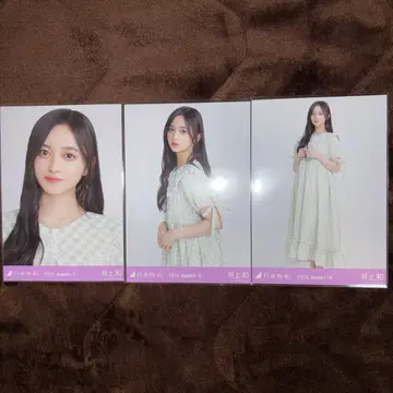 노기자카46 브로마이드 이노우에 와카나 깅엄 체크 컴프