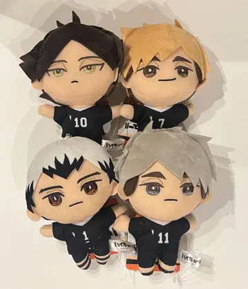 하이큐!! 미니코레! 봉제 인형 마스코트 5종 세트