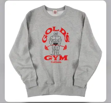 [새상품급] 베이직 스웨트 셔츠 80's GOLD'S GYM 그레이 L