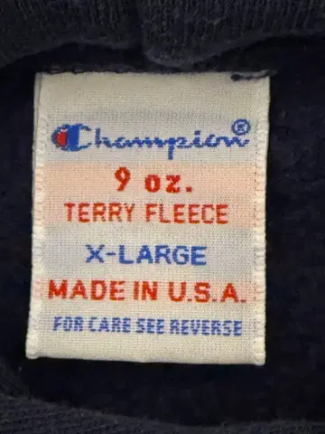 80s~90s 미국산 Champion 후드티 XL 9oz 빈티지