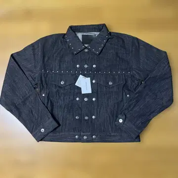 미사용 새상품 ANDER HUNK 스터드 데님 자켓 L