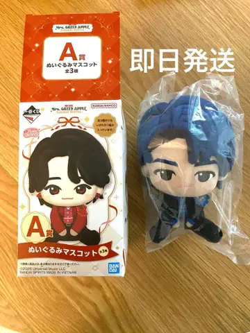 Mrs. GREEN APPLE 봉제 인형 마스코트 A상 와카이 제일복권