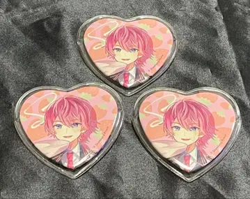 스토푸리 사토미 딸기 마린 하트 캔뱃지