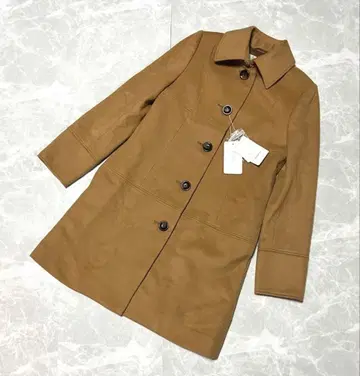 새상품 Viaggio Blu 캐시미어 혼방 울 코트 카멜 정가 5.4만