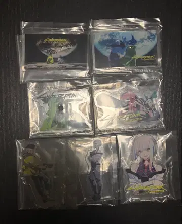 사이버 펑크 제일복권 아크릴 스탠드 컴프 세트