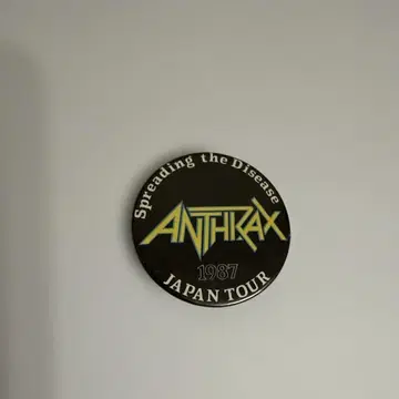 ANTHRAX 1987 JAPAN TOUR 핀 배지