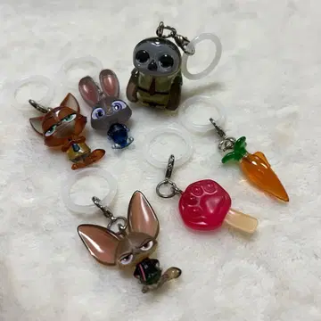 주토피아 메지루시 액세서리 전 6종 컴플리트 세트