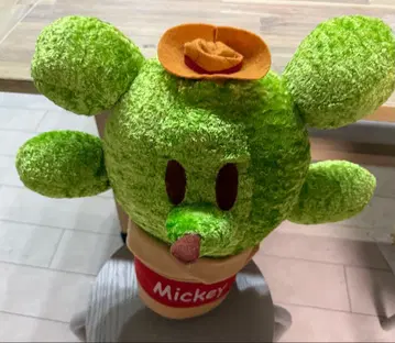 미키 캐릭터 봉제 인형 2008년제 선인장