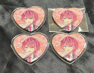 스토푸리 사토미 딸기 마린 하트 캔뱃지