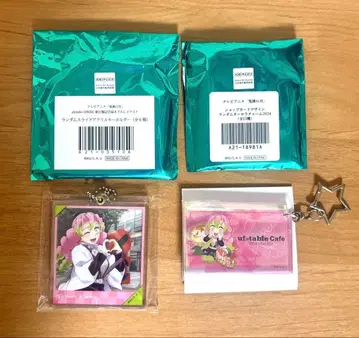 귀멸의 칼날 랜덤 슬라이드 아크릴 키링 & 오로라 참 칸로지 미츠리