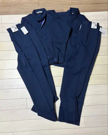 Jichodo 작업옷 상의 2벌, 하의 2벌 세트